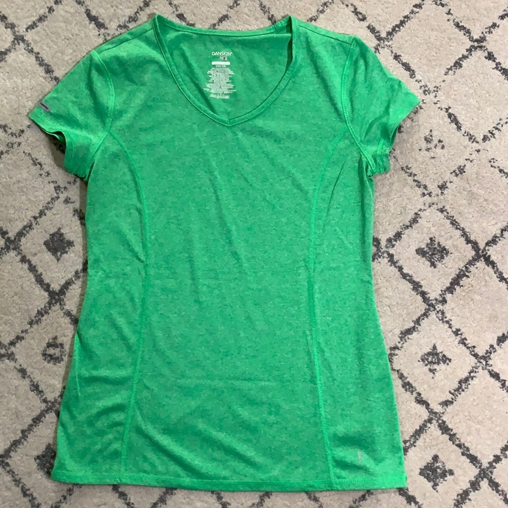3/$20 Danskin Workout Tee | S | Green | Like New